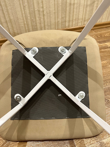 Стул на металлокаркасе Чилли зеленый / белый каркас фото покупателя 134