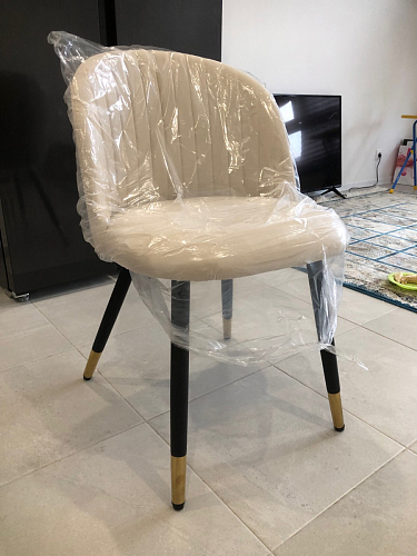 Стул на металлокаркасе Gabi wine red / black фото покупателя 370