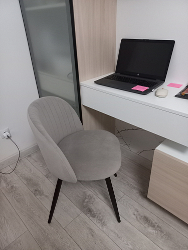 Стул на металлокаркасе Gabi-1 wine red / black фото покупателя 499