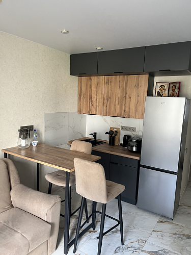 Барная стойка Дилан Лофт 120х60х90 бетон фото покупателя 212