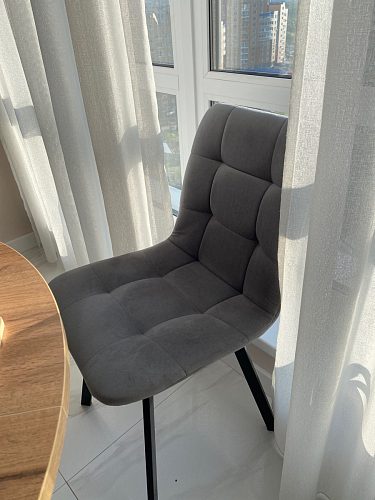 Комплект стульев Чилли 4 шт темно-серый / черный фото покупателя 366