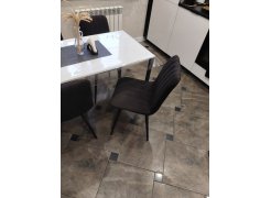 Стул на металлокаркасе Дани 01 светло-серый / черный фото покупателя 31