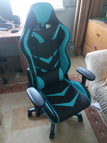 Компьютерное кресло Racer черный / красный / бежевый фото покупателя 185