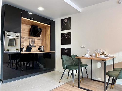 Стул на металлокаркасе Gabi dark beige / black / silver фото покупателя 2