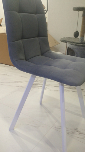 Стул на металлокаркасе Чилли бирюзовый / черный фото покупателя 1149