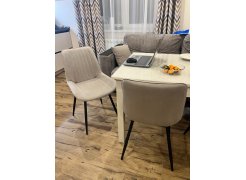 Стул на металлокаркасе Вейв П темно-серый / черный фото покупателя 178