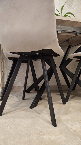 Комплект стульев Чилли 2 шт бежевый / черный фото покупателя 1468