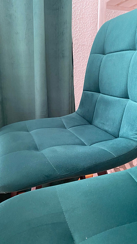 Стул на металлокаркасе Чилли К кирпичный / черный фото покупателя 153