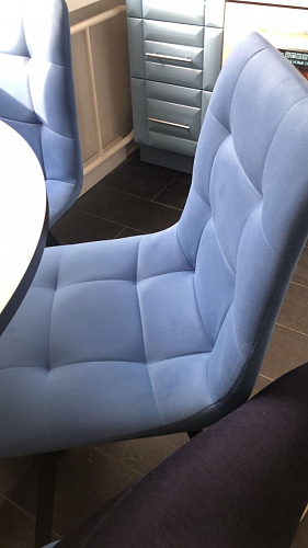 Стул на металлокаркасе Чилли К кирпичный / черный фото покупателя 162