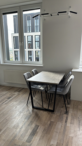 Деревянный стол Лота Лофт 120x75 дуб крафт табачный / черный матовый фото покупателя 535