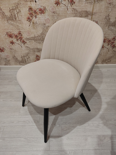 Стул на металлокаркасе Gabi 1 light purple / black фото покупателя 973