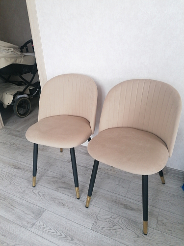 Стул на металлокаркасе Gabi gray / black фото покупателя 286