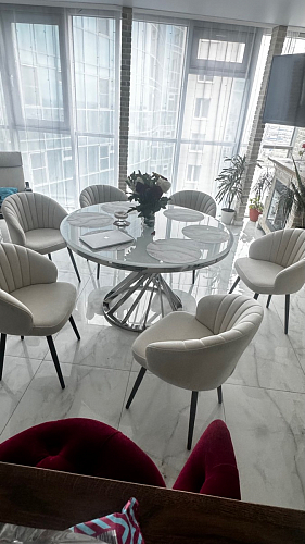 Стол Twist gold / black фото покупателя 1