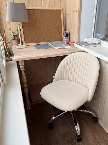 Компьютерное кресло Melody молочное фото покупателя 99