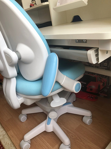 Компьютерное кресло Miracle голубое фото покупателя 4