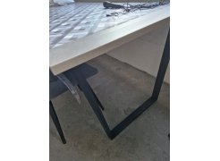 Стол Лота Лофт 140 25 мм юта / белый матовый фото покупателя 899