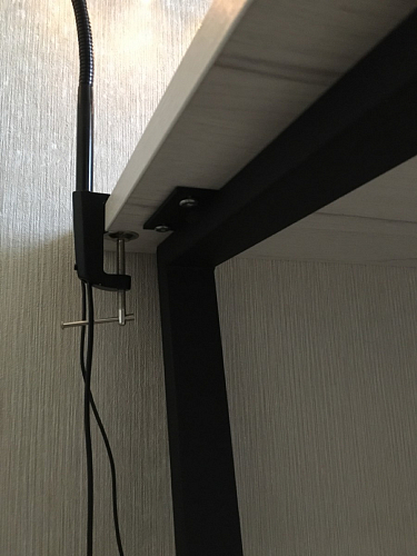 Стол Лота Лофт 140 25 мм черный матовый / бетон фото покупателя 227