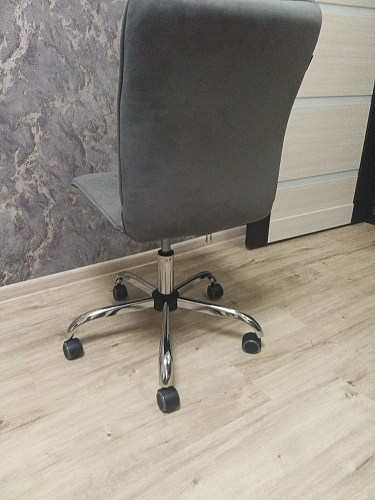 Компьютерное кресло One/Ван флок серый 29 фото покупателя 63