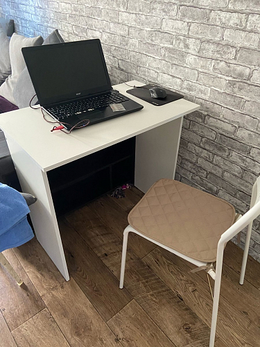 Стол письменный Kiwi дуб молочный  - Уцененный экземпляр фото покупателя 134