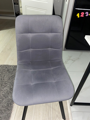 Стул на металлокаркасе Чилли К кирпичный / черный фото покупателя 36