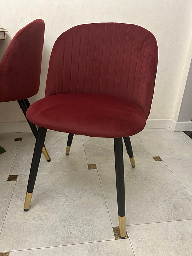 Стул на металлокаркасе Gabi gray / black фото покупателя 607