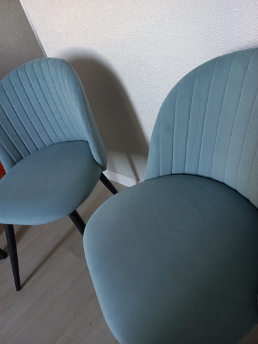 Стул на металлокаркасе Gabi gray / black фото покупателя 403