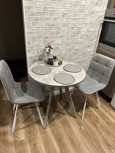 Стул на металлокаркасе Чилли зеленый / белый каркас фото покупателя 260