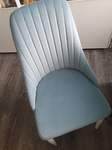 Стул на металлокаркасе Kora green / black фото покупателя 119