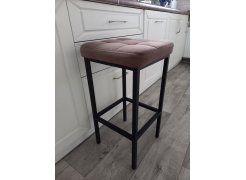 Барный стул Лофт кожзам d1 / черный матовый фото покупателя 22