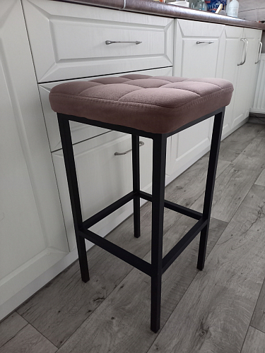 Барный стул Лофт катания минт / белый матовый фото покупателя 22