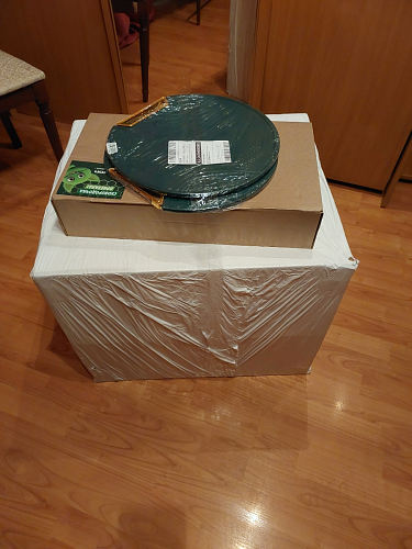 Стул на металлокаркасе Чилли синяя ткань / белый фото покупателя 875