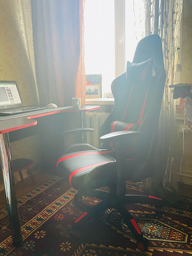 Компьютерное кресло Blok red / black фото покупателя 13