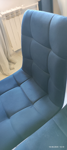 Стул на металлокаркасе Чилли К кирпичный / черный фото покупателя 99