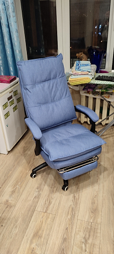 Компьютерное кресло Rapid голубое фото покупателя 51