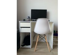 Пластиковый стул Eames PC-015 серо-голубой / дерево фото покупателя 164