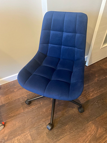 Компьютерное кресло Честер синий (velutto 46 ) / белый фото покупателя 26