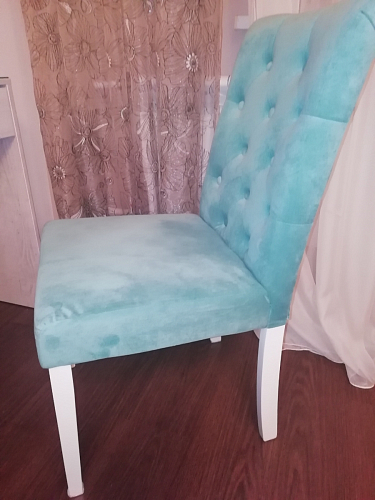 Стул Amelia white / fabric cream фото покупателя 30