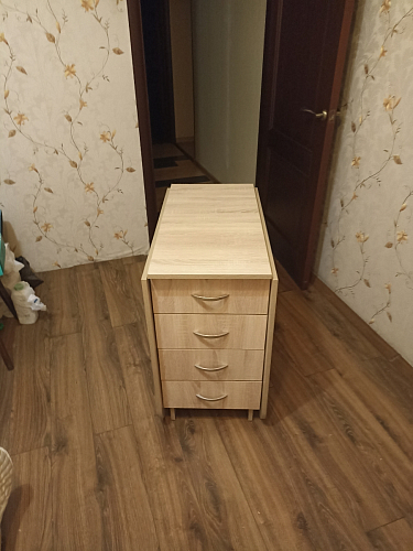 Стол-книжка Глория 606 М с ящиками дуб сонома фото покупателя 106