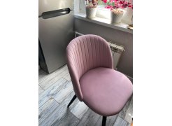 Стул на металлокаркасе Gabi blue / black фото покупателя 45