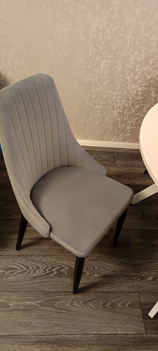 Стул на металлокаркасе Kora dark gray / black фото покупателя 463