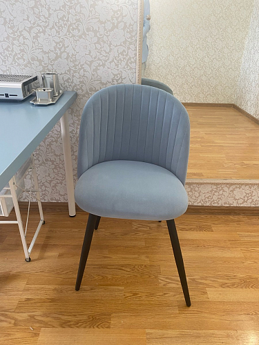 Стул на металлокаркасе Gabi green / black / silver фото покупателя 243