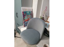 Стул на металлокаркасе Gabi blue / black фото покупателя 27