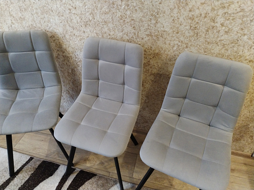 Стул на металлокаркасе Чилли К кирпичный / черный фото покупателя 306