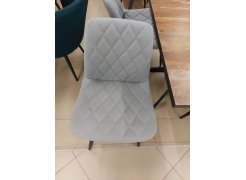 Стул на металлокаркасе Баодин К крутящийся фиолетовый teddy 944 / черный из шоурума 3