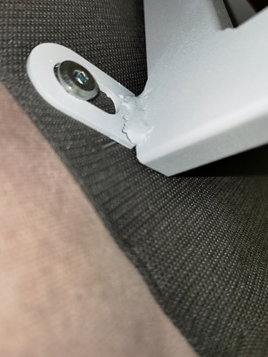 Стул на металлокаркасе Чилли К кирпичный / черный фото покупателя 135