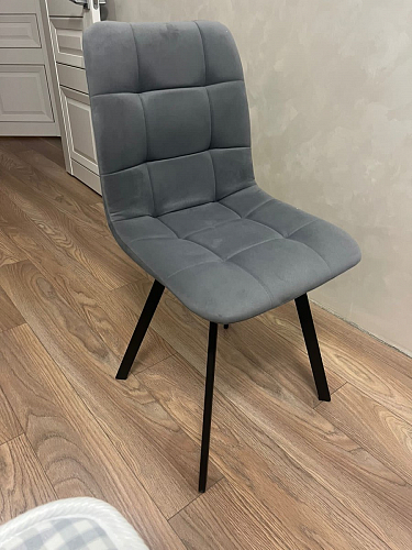 Стул на металлокаркасе Чилли К кирпичный / черный фото покупателя 585