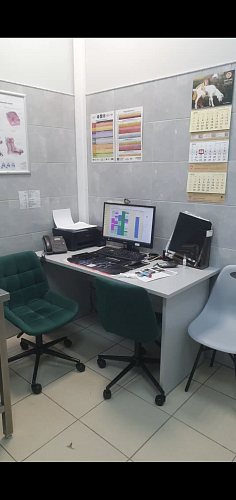 Компьютерное кресло Честер темно-серый велюр velutto 32 / белый фото покупателя 1