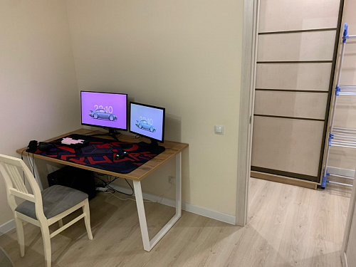 Деревянный стол Лота Лофт 120x75 дуб крафт табачный / черный матовый фото покупателя 481