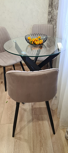 Комплект стульев Седа К 4 шт латте / черный фото покупателя 13