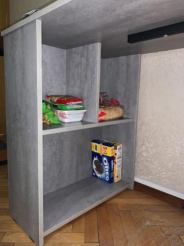 Письменный стол Битти Лофт 116х60х75 дуб вотан / черный матовый фото покупателя 59